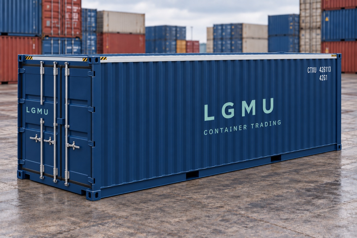 LGMU high cube container, 40ft