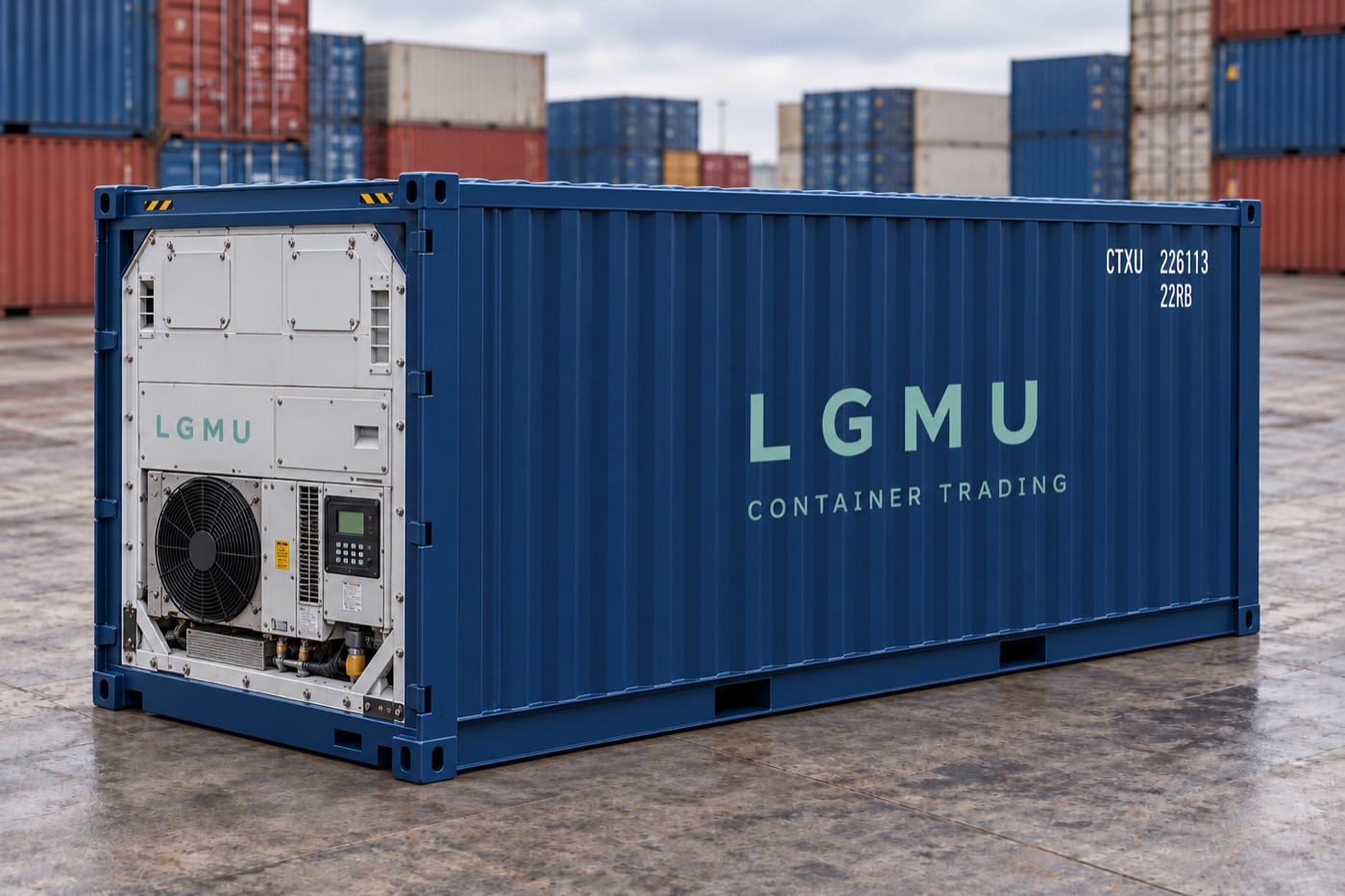 LGMU refrigerated container, 20ft