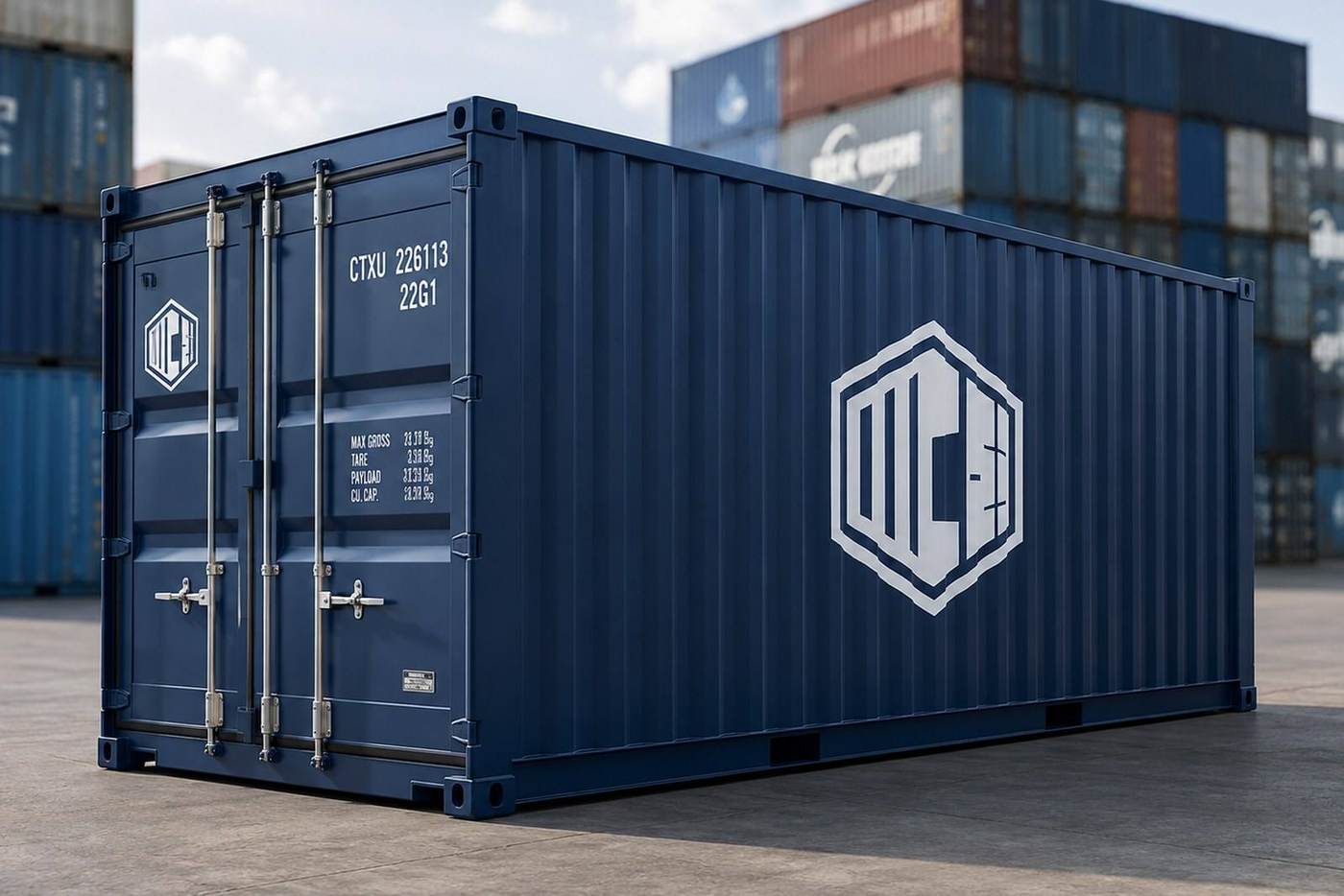 LGMU standard dry container, 20ft
