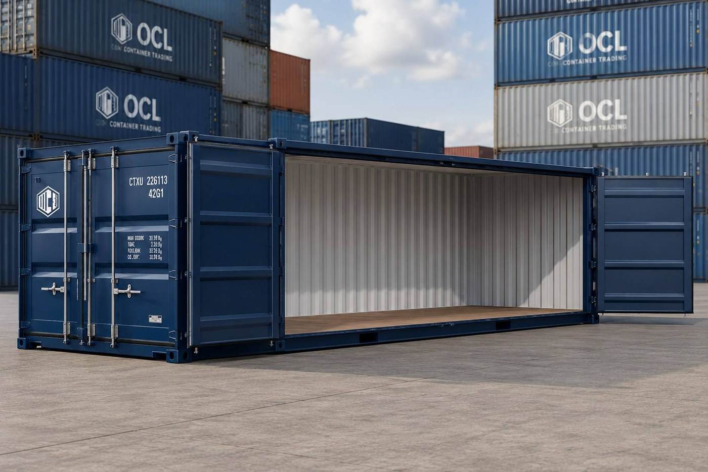 LGMU side door container, 40ft